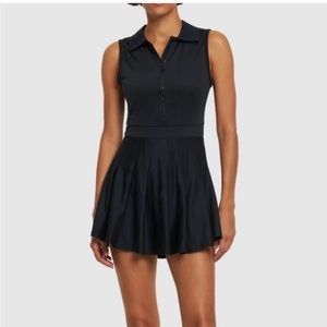 NWT- WeWoreWhat Solid Black Tennis Dress